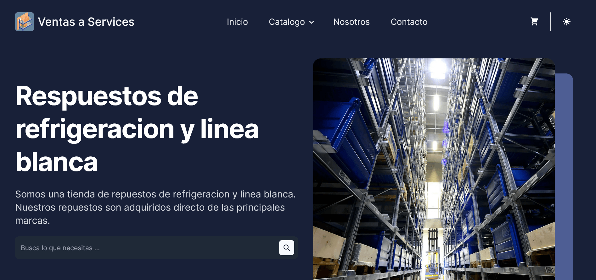 Ventas a Services | Ecommerce Platform